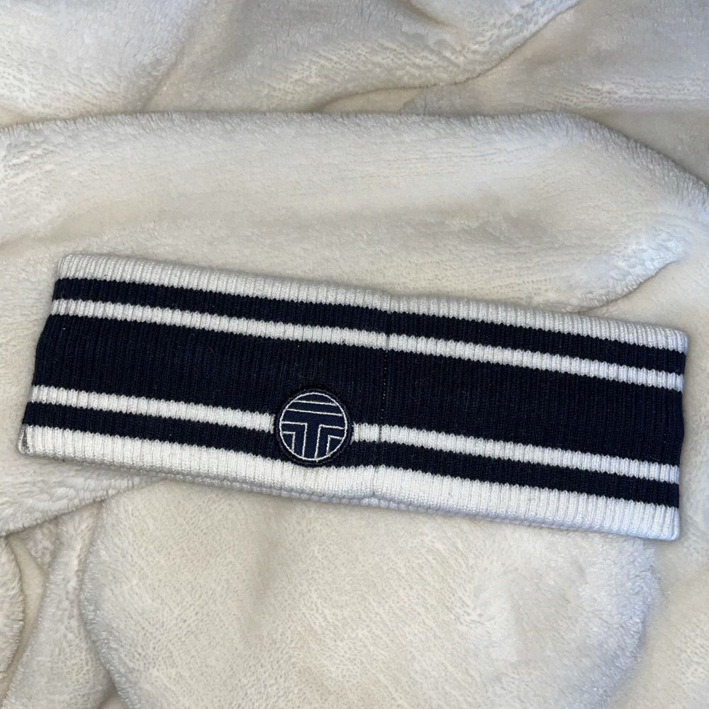 Tory Burch Atheltic Sweat Band Navy & White